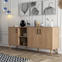 Hanah Home Consola de Roble